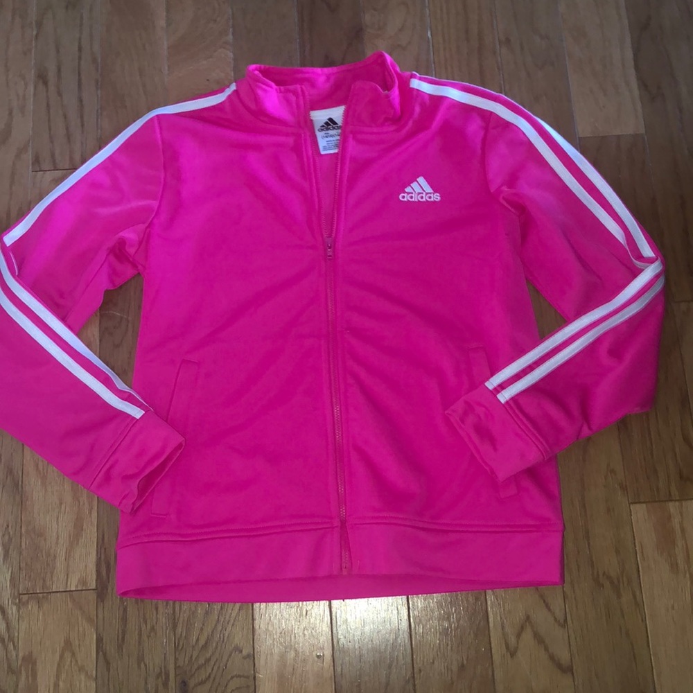 Girls track Adidas jacket.